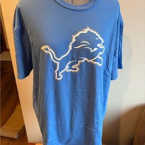 Fanatics Detroit Lions Blue Short-Sleeve Graphic Tee